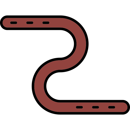 Дождевой червь Generic color lineal-color иконка