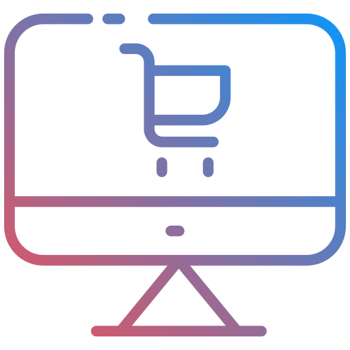 online einkaufen Generic gradient outline icon