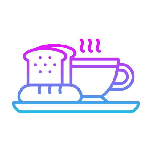 Breakfast Generic gradient outline icon