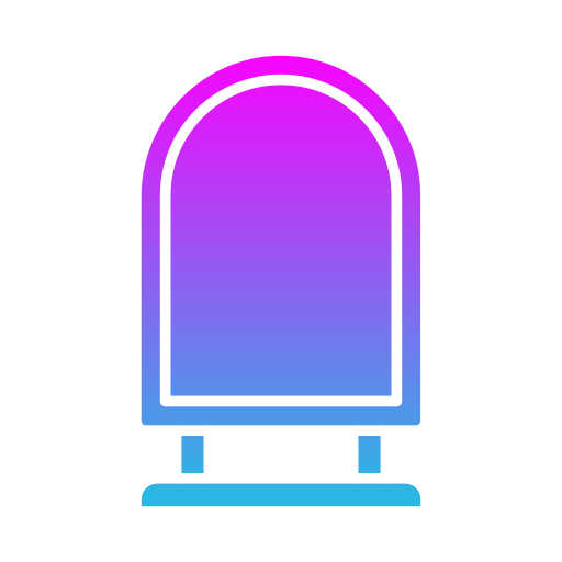 鏡 Generic gradient fill icon