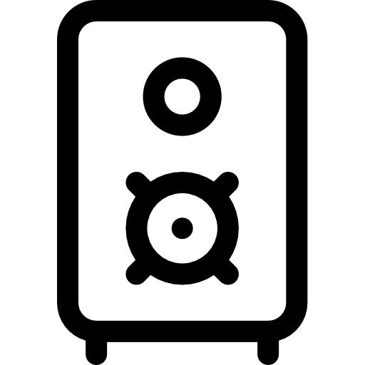 스피커 Basic Rounded Lineal icon