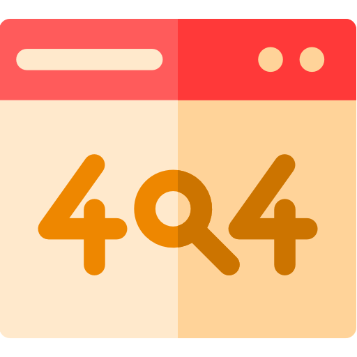 404 error Basic Rounded Flat icon
