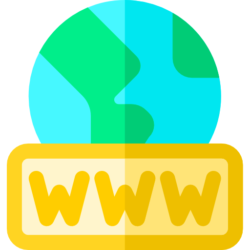 www Basic Rounded Flat icon