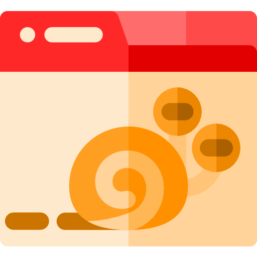 slak Basic Rounded Flat icoon