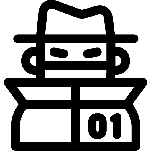 ハッカー Basic Rounded Lineal icon