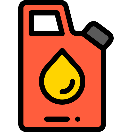 combustible Detailed Rounded Lineal color icono