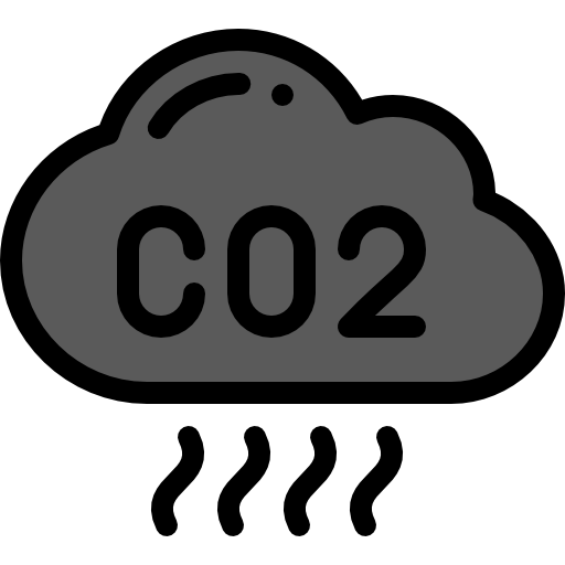 co2 Detailed Rounded Lineal color Ícone