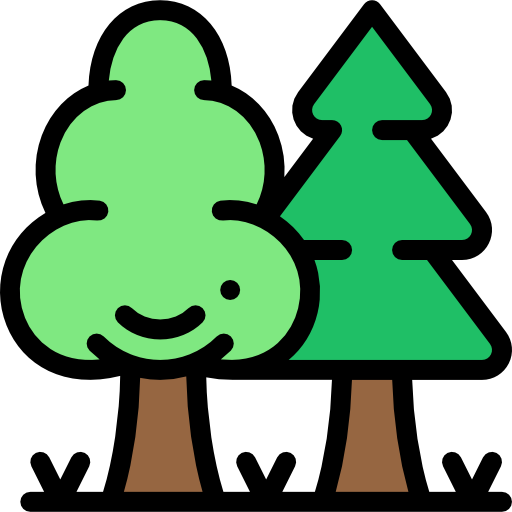 baum Detailed Rounded Lineal color icon