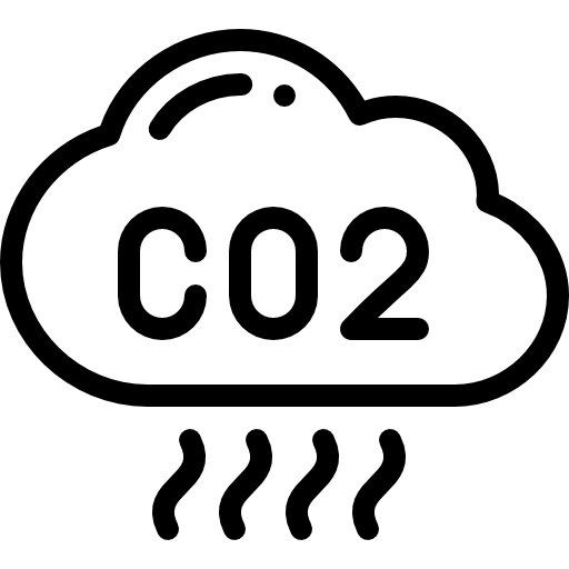 co2 Detailed Rounded Lineal Ícone