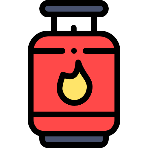 Gas Detailed Rounded Lineal color icon