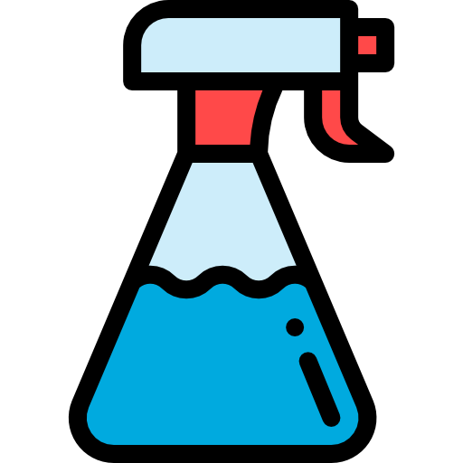 Spray bottle Detailed Rounded Lineal color icon