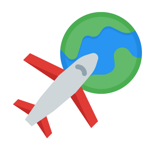 Airplane Generic color fill icon