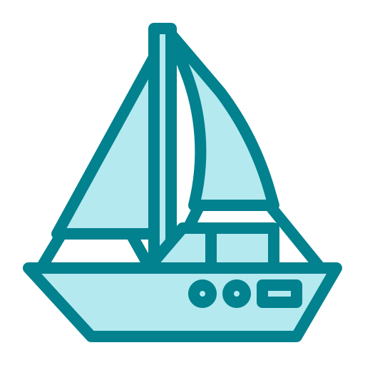 ヨット Generic color lineal-color icon