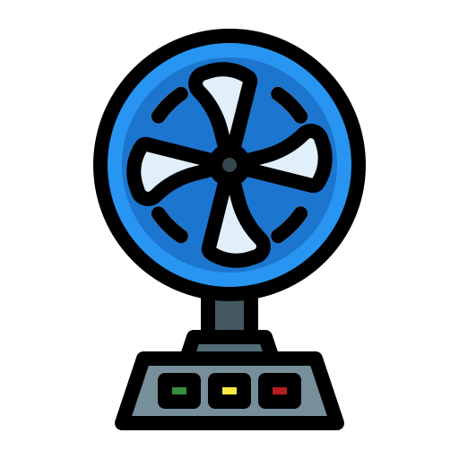 Cooler fan Generic color lineal-color icon