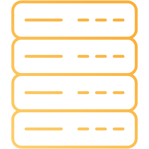 datenbank Generic gradient outline icon