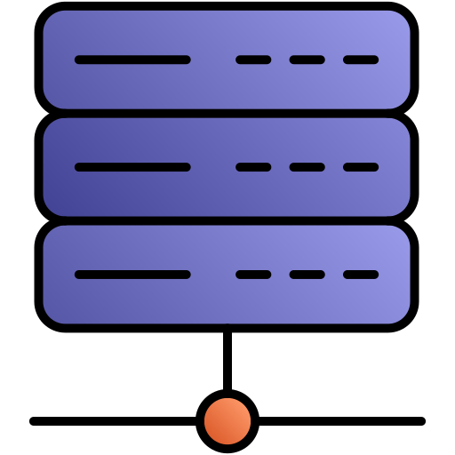 servidor Generic gradient lineal-color icono