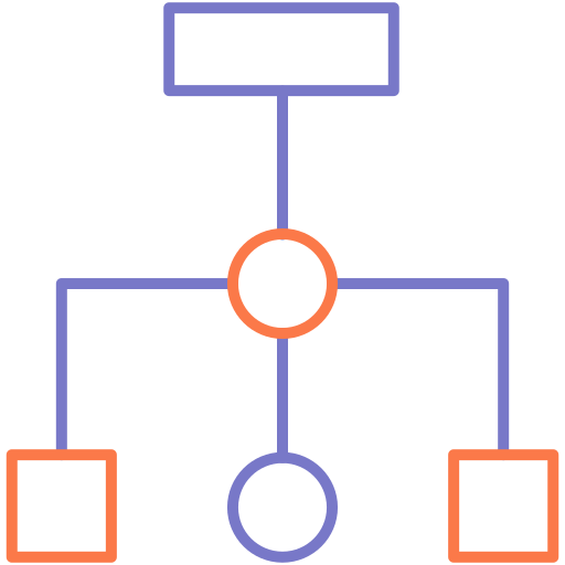 algorithme Generic color outline Icône