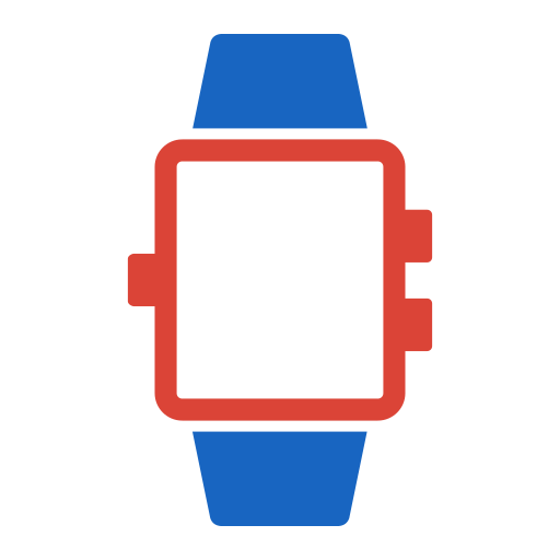 orologio intelligente Generic color fill icona