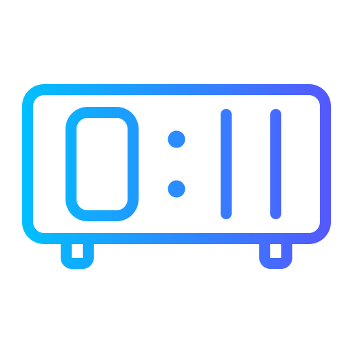 Digital clock Generic gradient outline icon