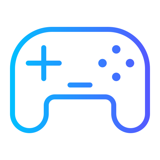 Gamepad Generic gradient outline icon