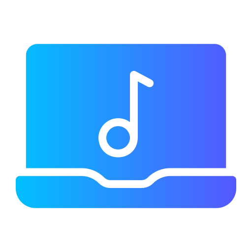 音楽 Generic gradient fill icon