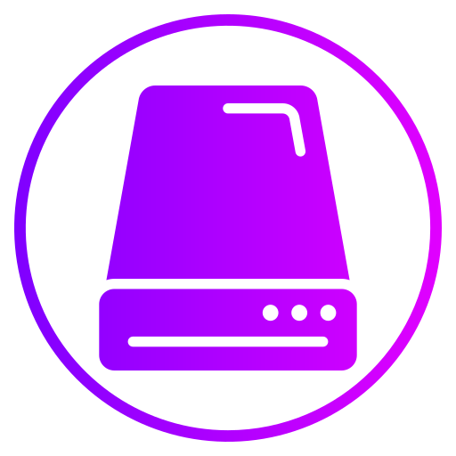 ハードディスクドライブ Generic gradient fill icon
