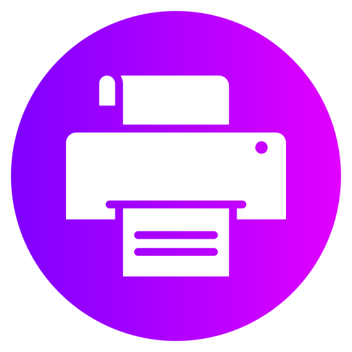 Printing Generic gradient fill icon