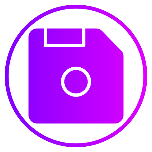 保存 Generic gradient fill icon