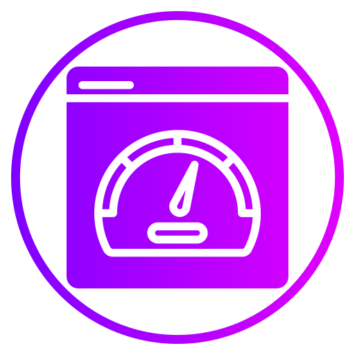 snelheidsmeter Generic gradient fill icoon