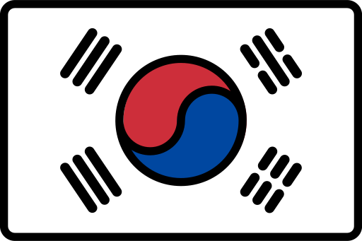 korea Generic color lineal-color icoon