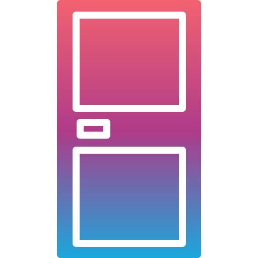 drzwi Generic gradient fill ikona