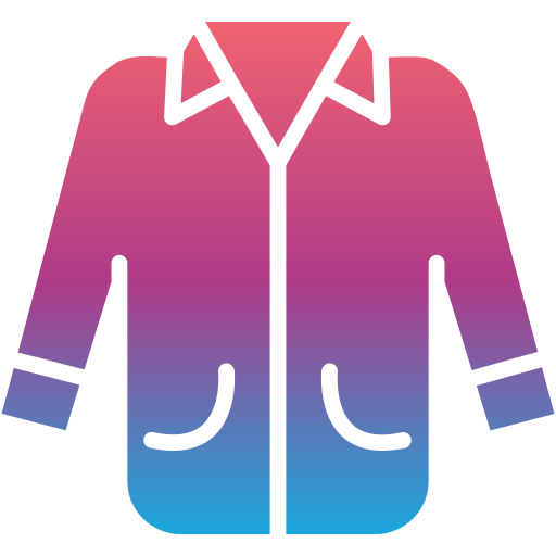 chaqueta Generic gradient fill icono