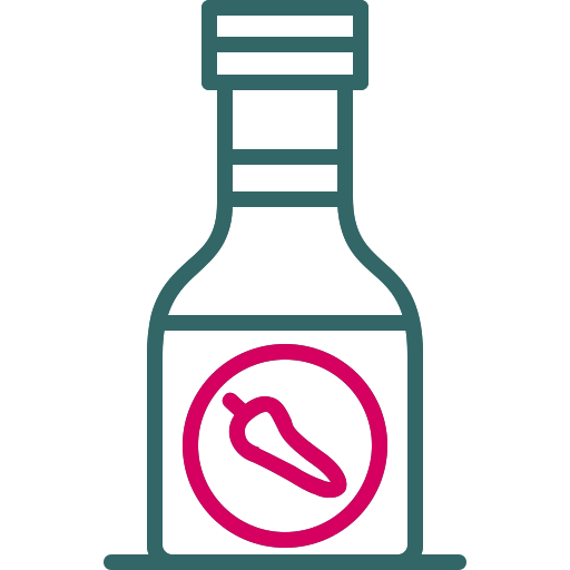 butelka z sosem Generic color outline ikona