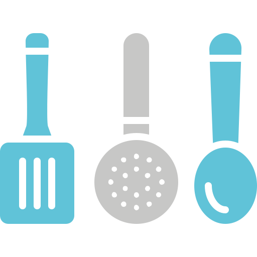 narzędzia kuchenne Generic color fill ikona