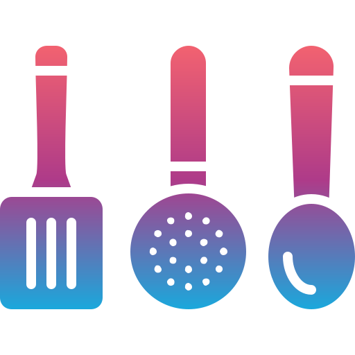 herramientas de cocina Generic gradient fill icono