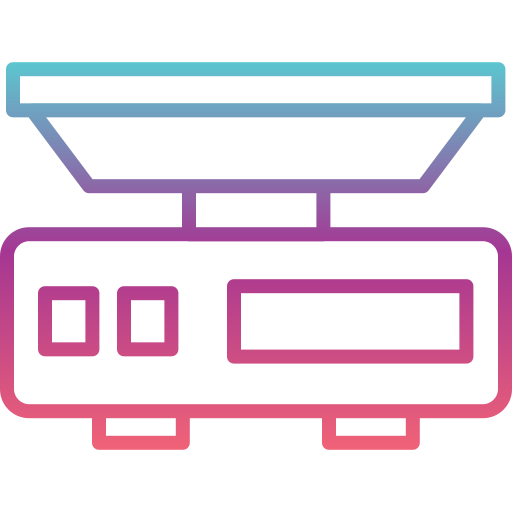 Weight scale Generic gradient outline icon