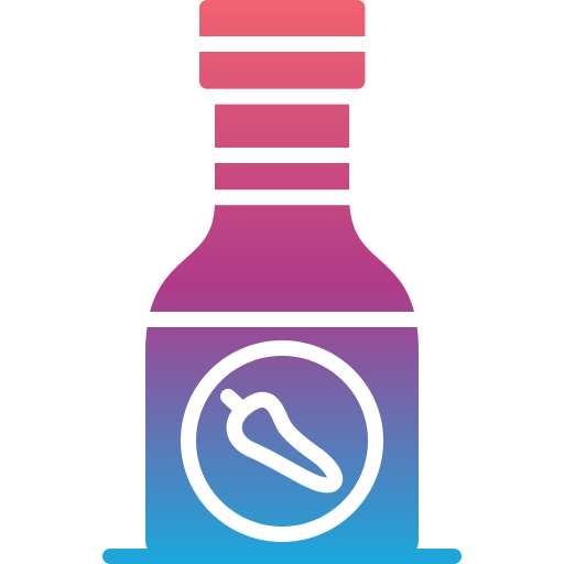 botella de salsa Generic gradient fill icono