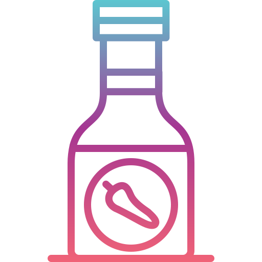 butelka z sosem Generic gradient outline ikona