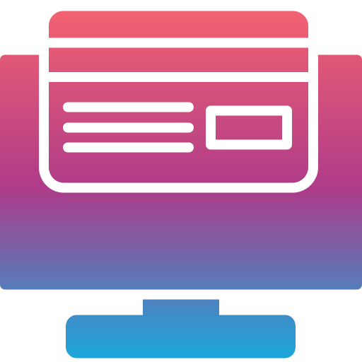 pagamento online Generic gradient fill icona