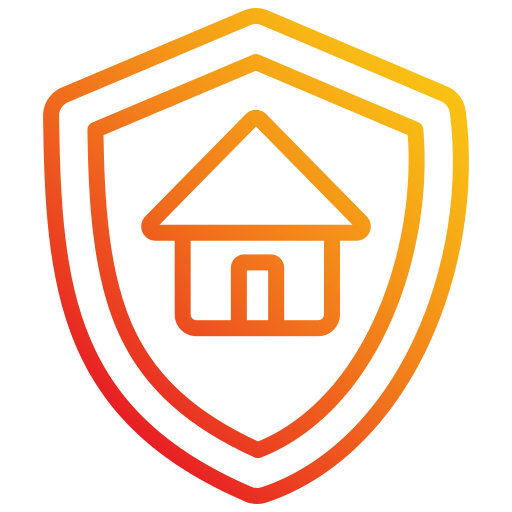 住宅保険 Generic gradient outline icon