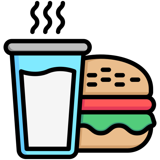 hamburguesa Generic color lineal-color icono