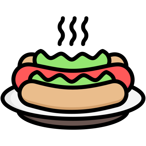 hot-dog Generic color lineal-color Icône