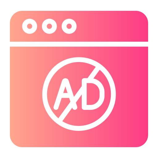 Ad block Generic gradient fill icon