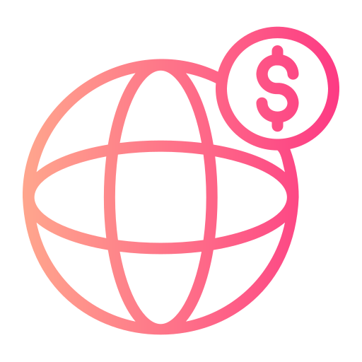 globalna bankowość Generic gradient outline ikona