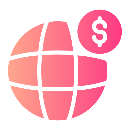 globalna bankowość Generic gradient fill ikona