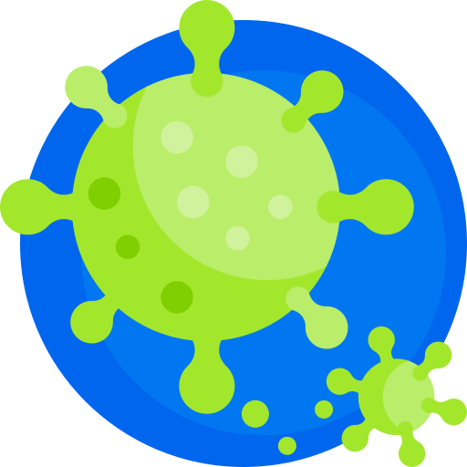 ウイルス Detailed Flat Circular Flat icon