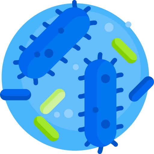 bacteriën Detailed Flat Circular Flat icoon