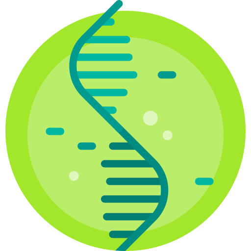 ДНК Detailed Flat Circular Flat иконка