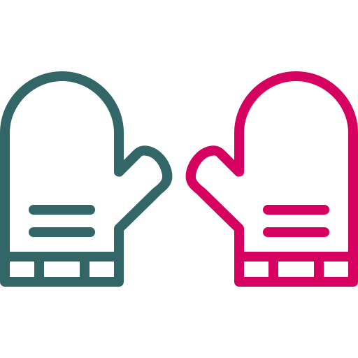 Oven mitts Generic color outline icon