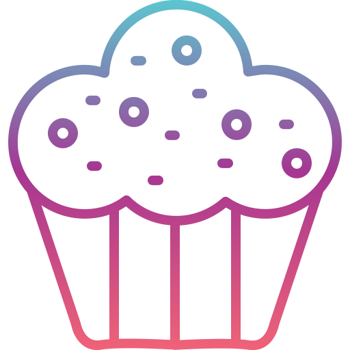 muffin Generic gradient outline icon